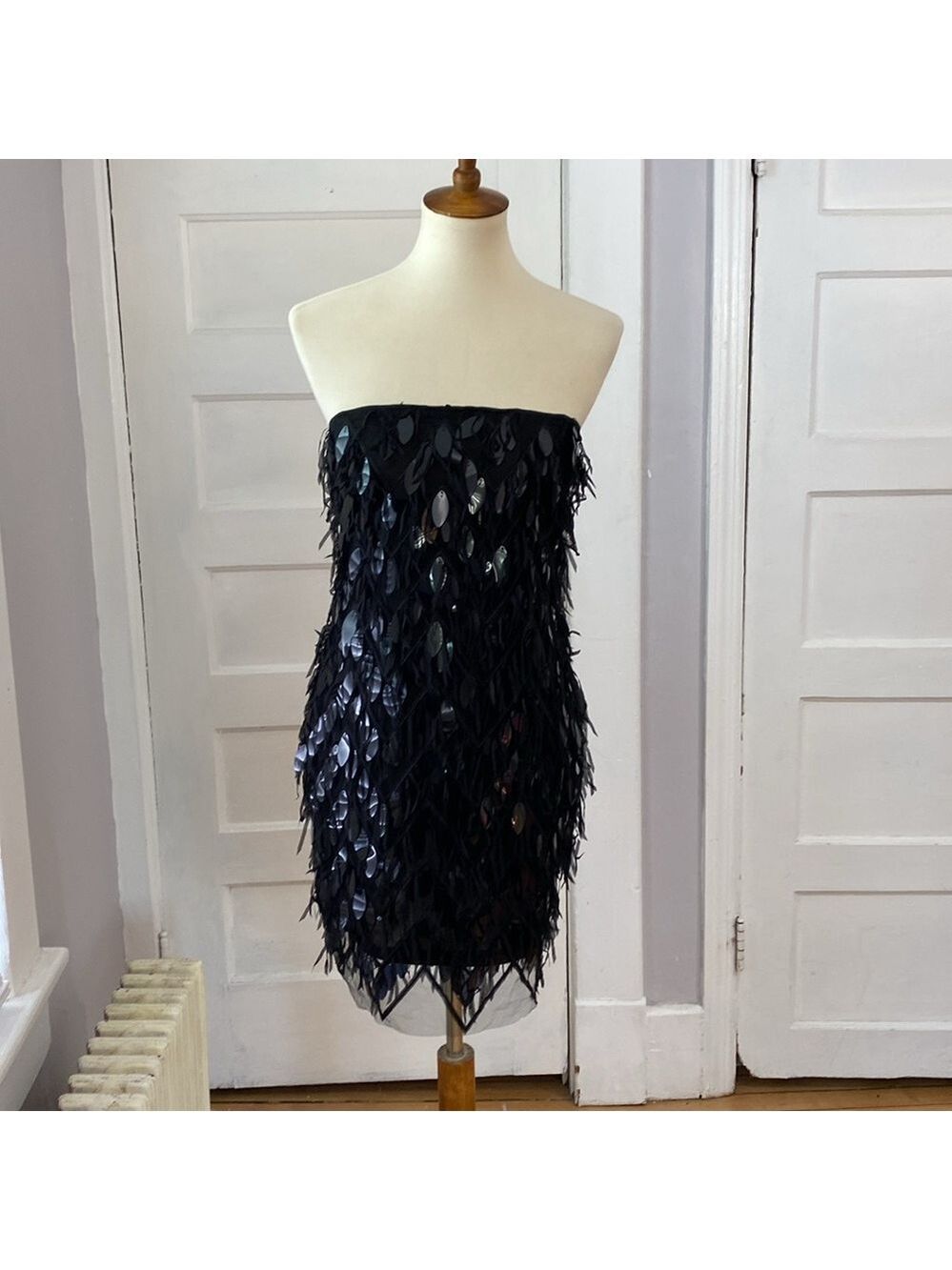 NWT Fashion Nova Feathery Twirl Mini Dress, Size M - Picture 13 of 17